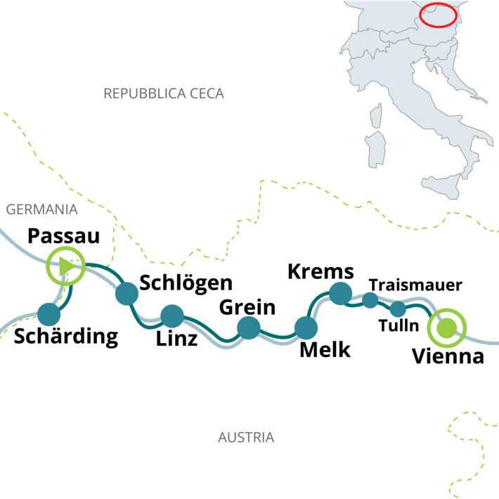 Viaggio in bici lungo il Danubio da Passau a Vienna FunActive TOURS